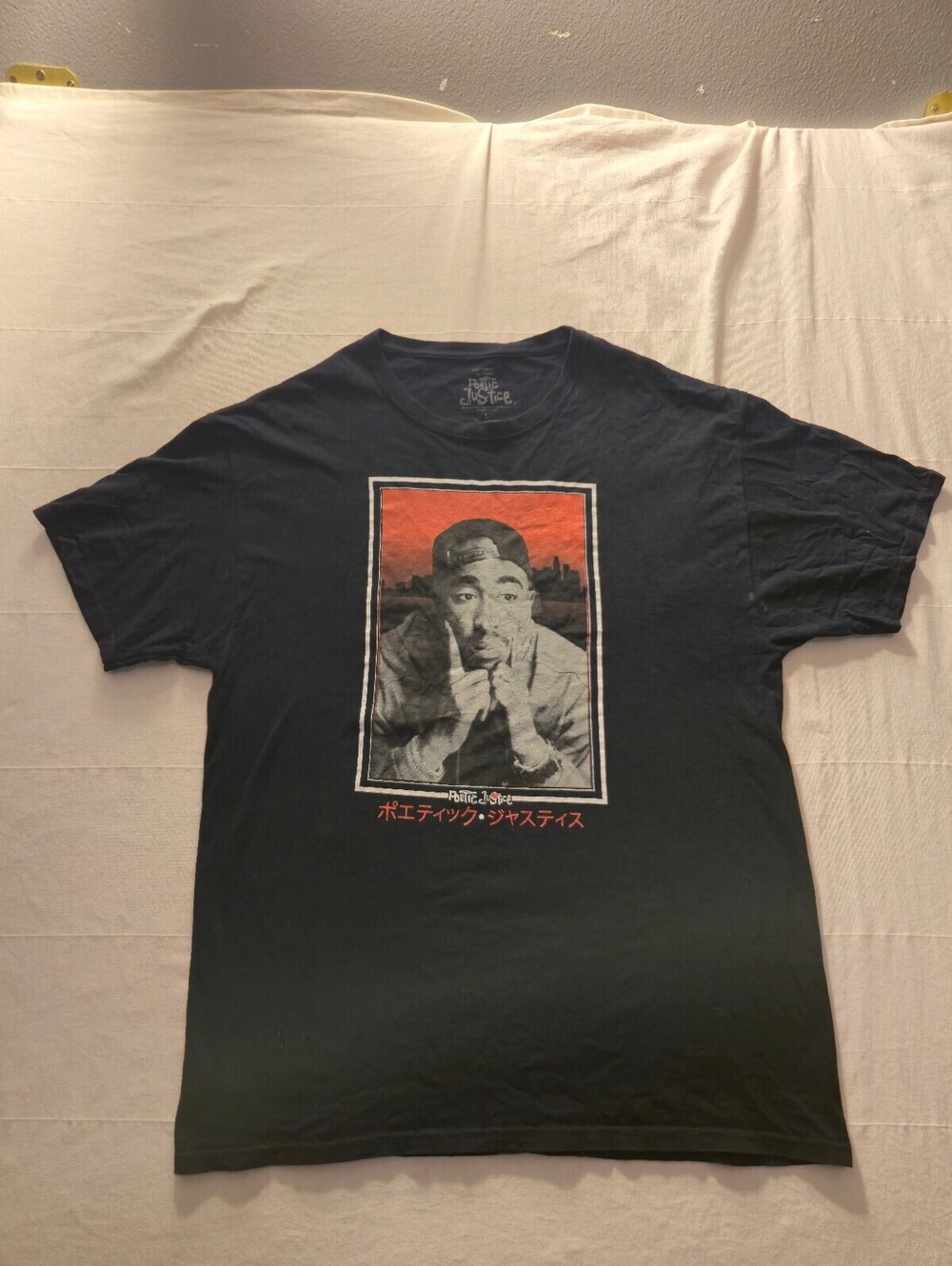 Poetic Justice Tupac Shakur Graphic T-Shirt Size Large